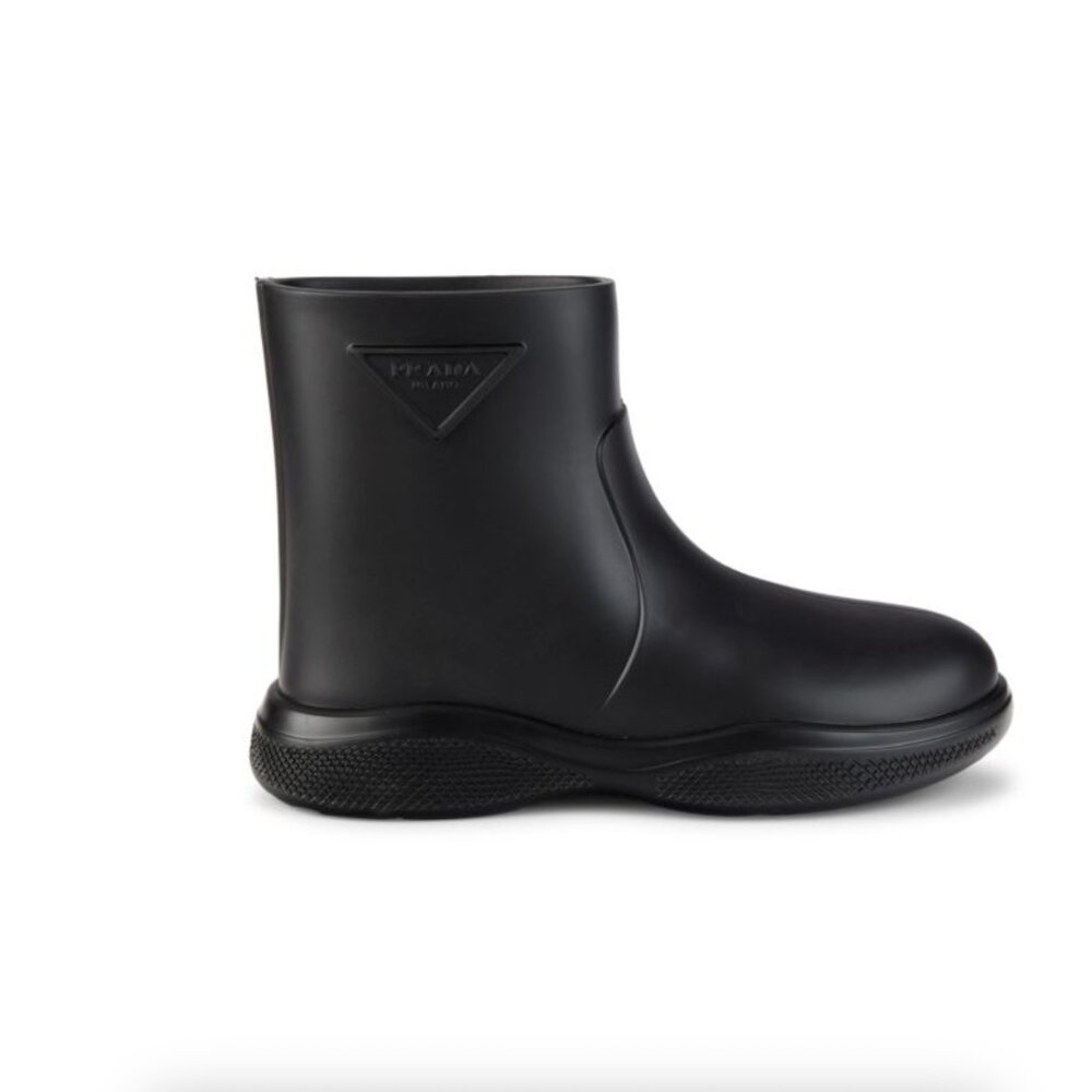 New Prada Rubber Rain Boots Men